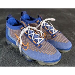 Nike Air VaporMax 2021 Flyknit Blue Orange men's Size 7‎ Running Shoes